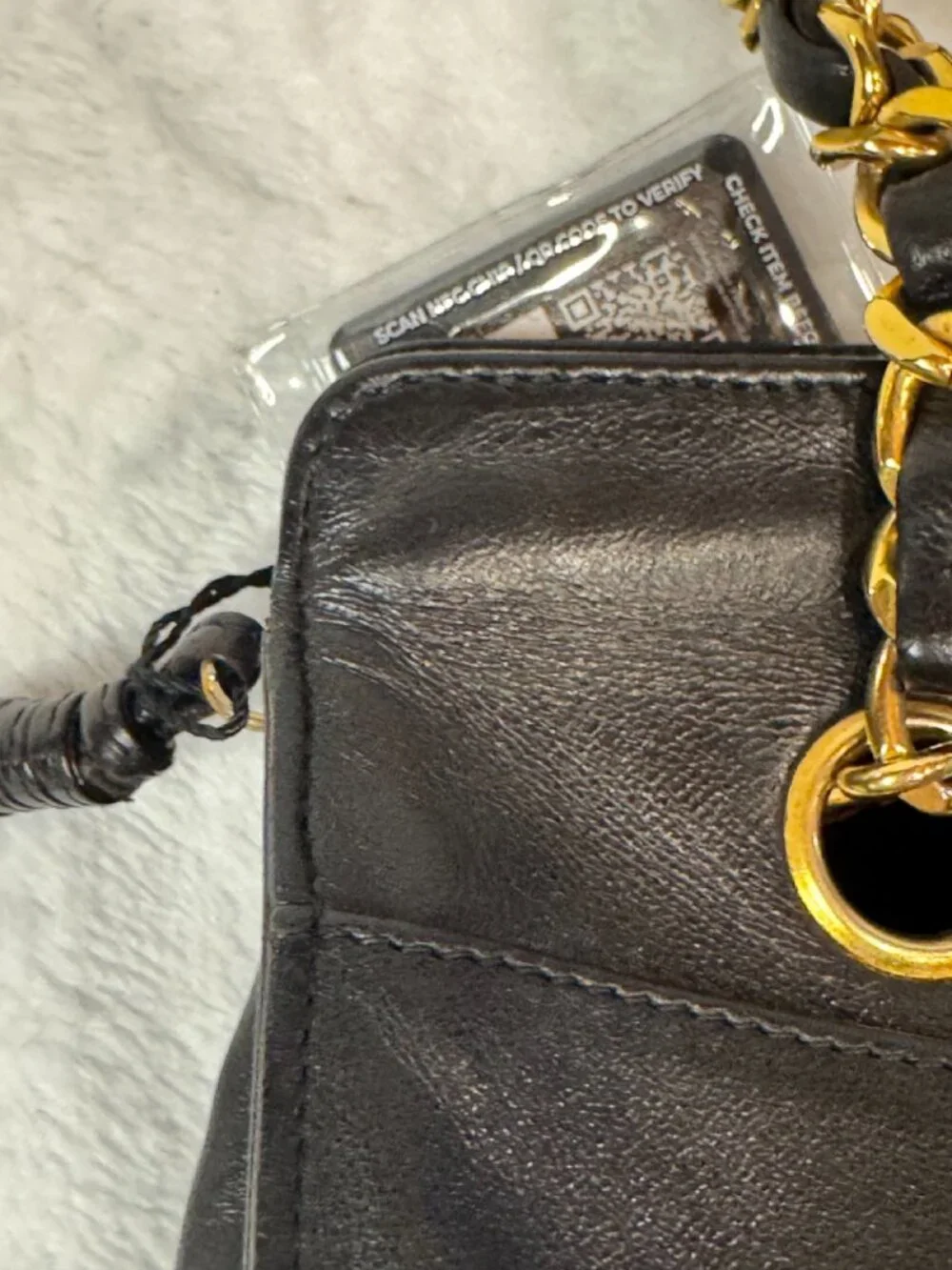 CHANEL Vintage Timeless CC Tote Black Lambskin Gold Hardware 90s Shoulder Bag